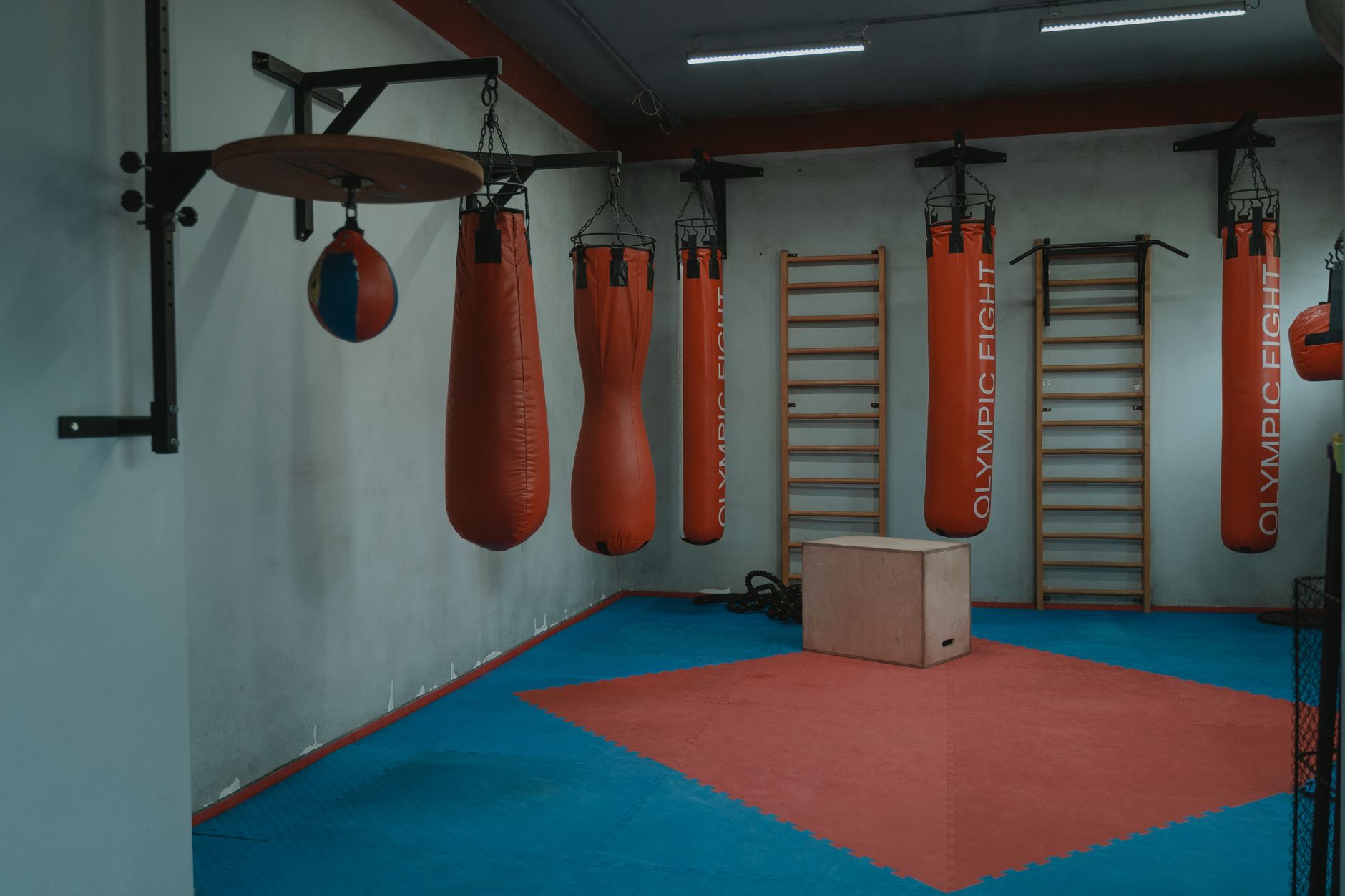 Gymnase de boxe en Espagne